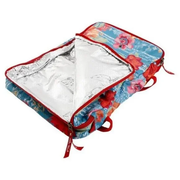 The Pioneer Woman Wildflower Whimsy Insulated Bakers Foldable Tote - Picture 5 of 5